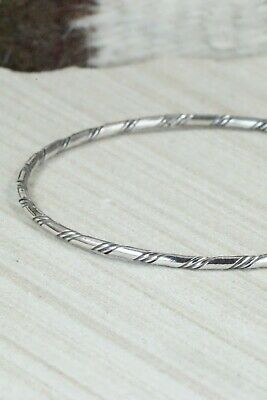 Sterling Silver Bangle - Elaine Tahe