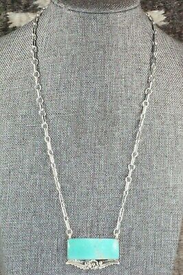 Turquoise & Sterling Silver Necklace - Greg Yazzie