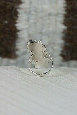 Navajo 4 Stone Turquoise and Sterling Silver Ring - Roberta Begay - 6 - High Lonesome Trading