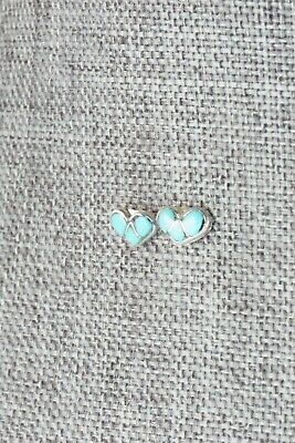 Turquoise & Sterling Silver Earrings - Karla Chavez