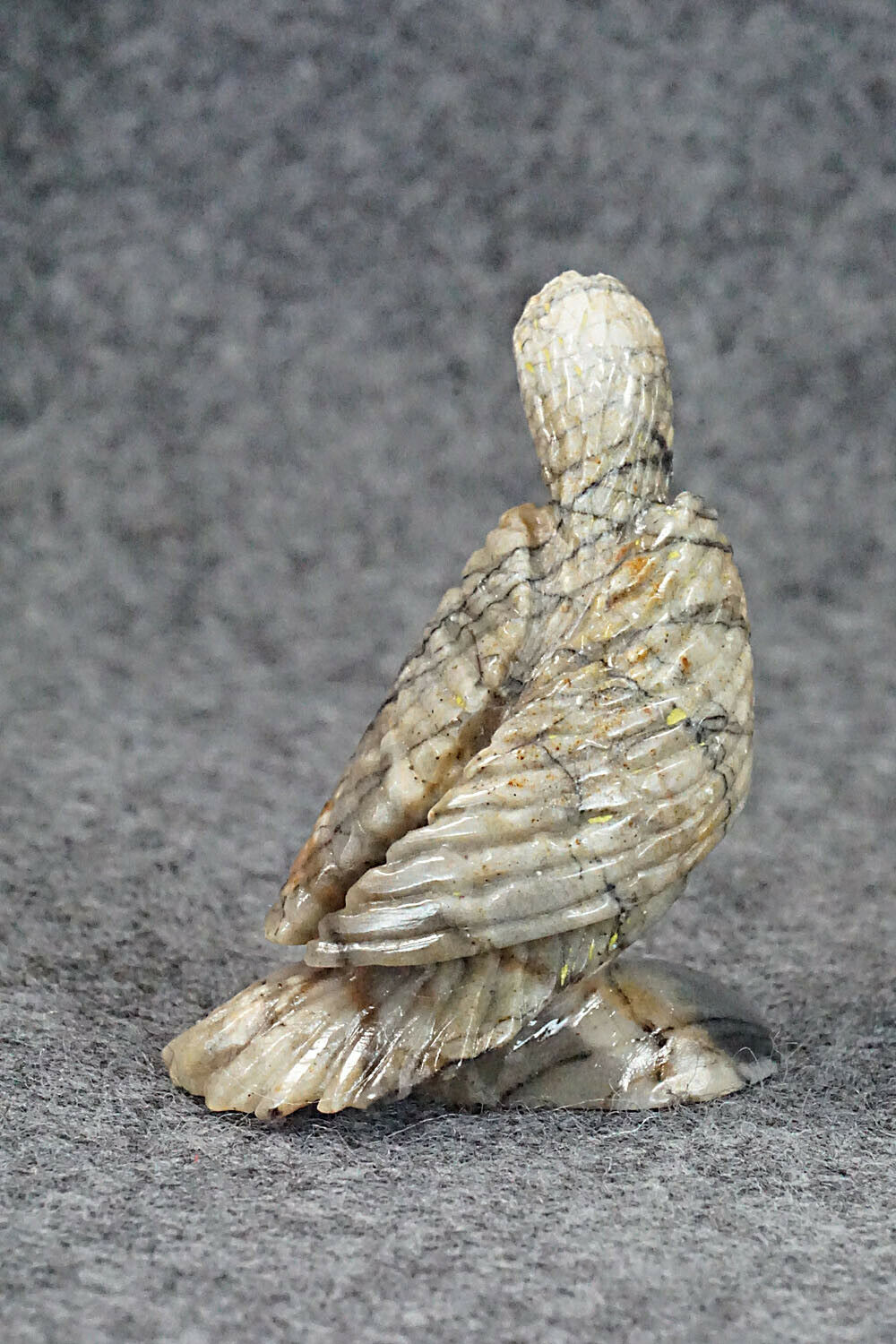 Turkey Zuni Fetish Carving - Ben Kaamasee