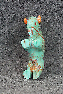 Buffalo Zuni Fetish Carving - Andres Quandelacy