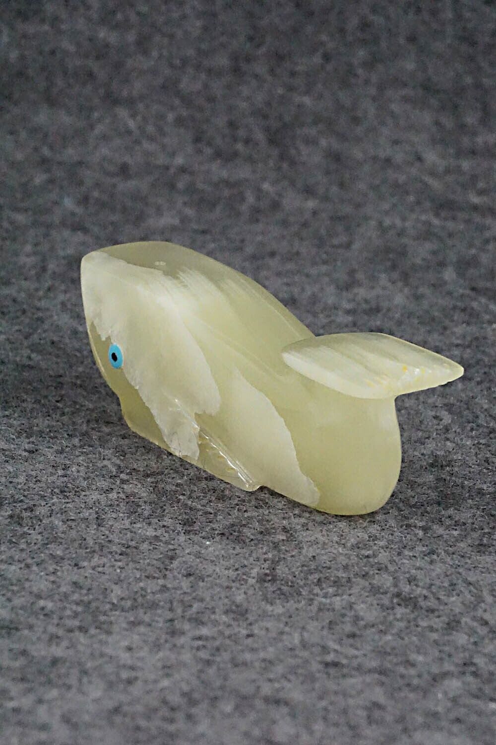 Whale Zuni Fetish Carving - Alex Tsethlikai
