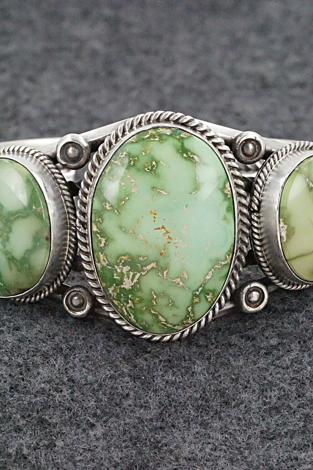 Turquoise & Sterling Silver Bracelet - Derrick Gordon