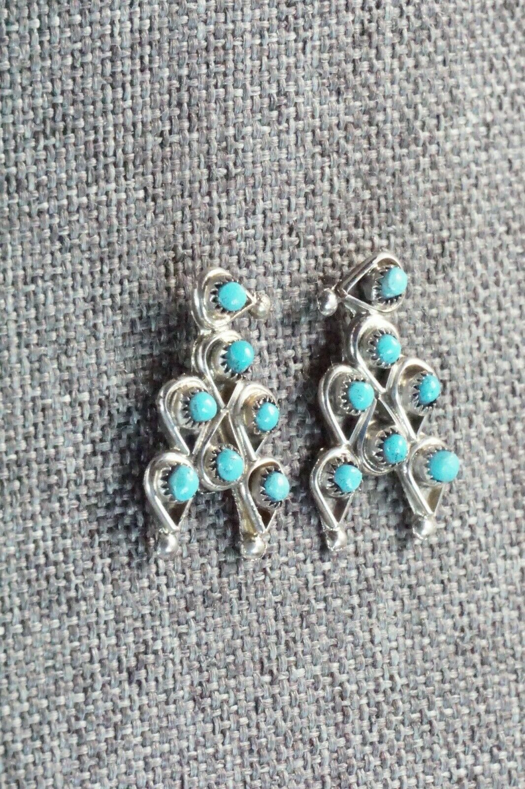 Turquoise & Sterling Silver Earrings - Waylon Johnson