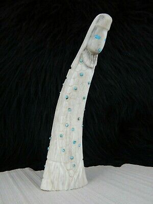 Corn Maiden Zuni Fetish Carving - Garrick Weeka - High Lonesome Trading