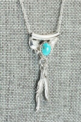 Turquoise & Sterling Silver Necklace - Sharon McCarthy
