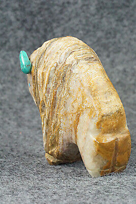 Buffalo Zuni Fetish Carving - Kevin Quam