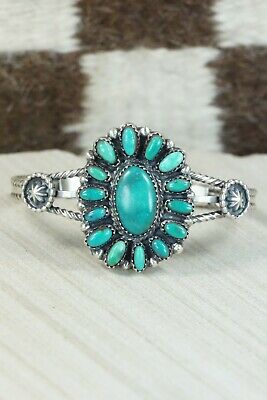 Turquoise & Sterling Silver Bracelet - Roberta Begay
