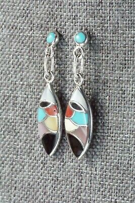 Multi Stone & Sterling Silver Earrings - Danny Seoutewa