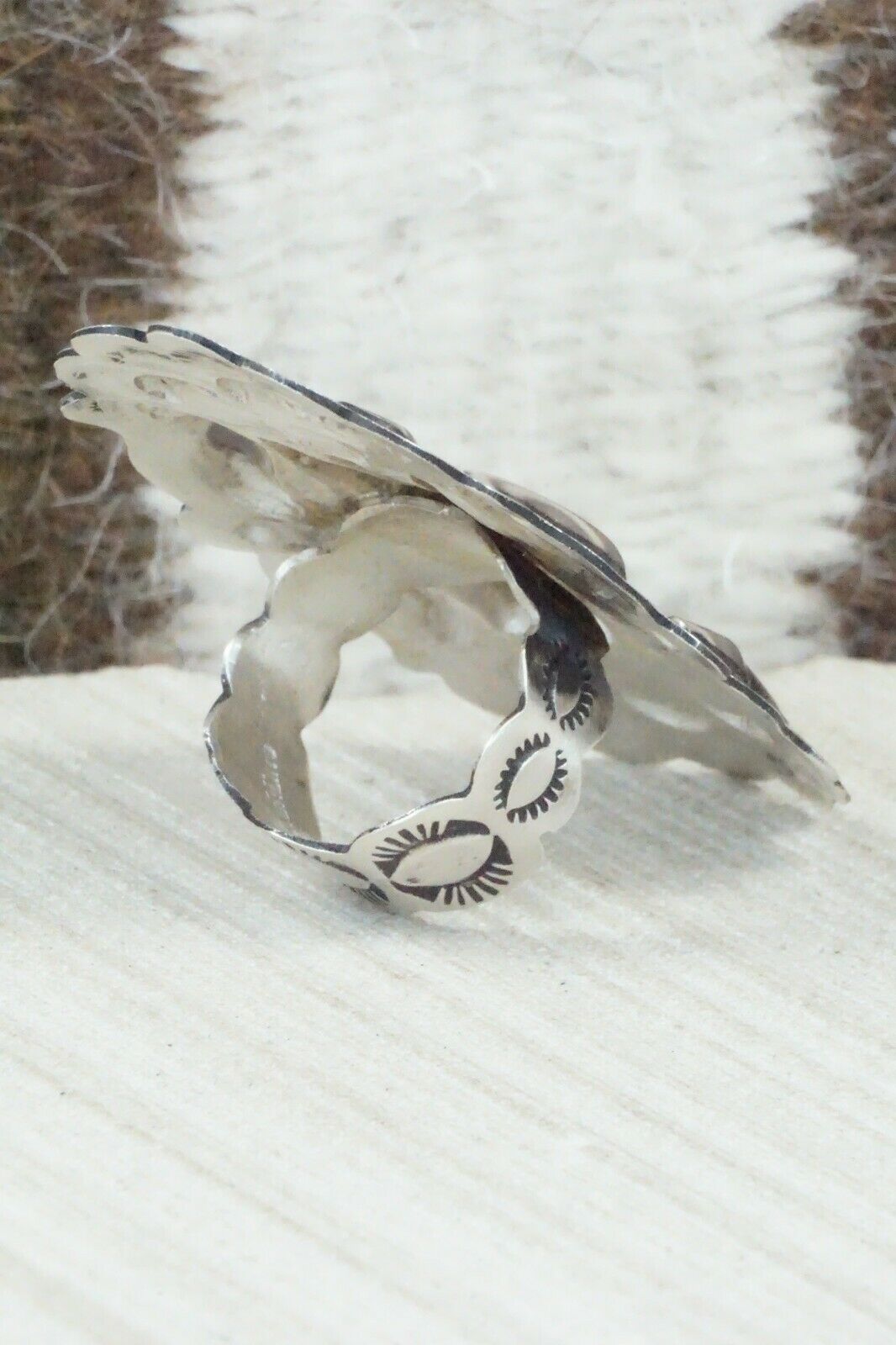 Sterling Silver Ring - Leander Tahe - Size 7.5