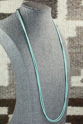 Turquoise & Sterling Silver Necklace - Frank Ortiz