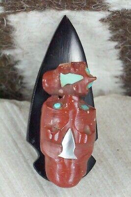 Bear Zuni Fetish Carving - Della Haloo - High Lonesome Trading