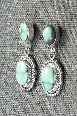 Turquoise & Sterling Silver Earrings - Verley Betone