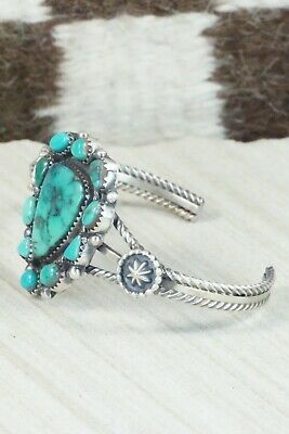 Turquoise & Sterling Silver Bracelet - Roberta Begay