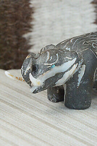 Elephant Zuni Fetish Carving - Brian K. Laate