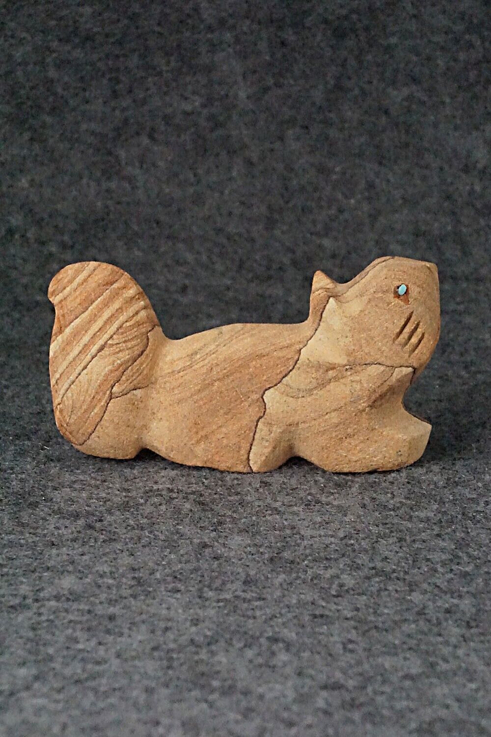 Squirrel Zuni Fetish Carving - Brandon Phillips