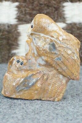 Owl Zuni Fetish Carving - Derrick Kaamasee