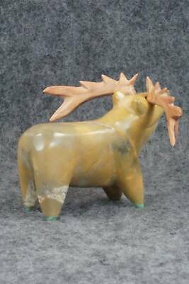 Elk Zuni Fetish Carving - Enrike Leekya
