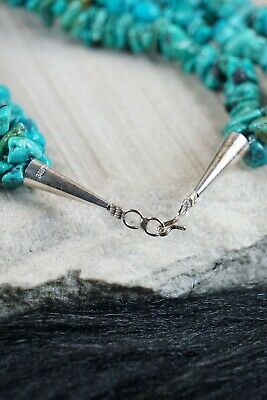 Navajo 3 Strand Turquoise Necklace - Native American