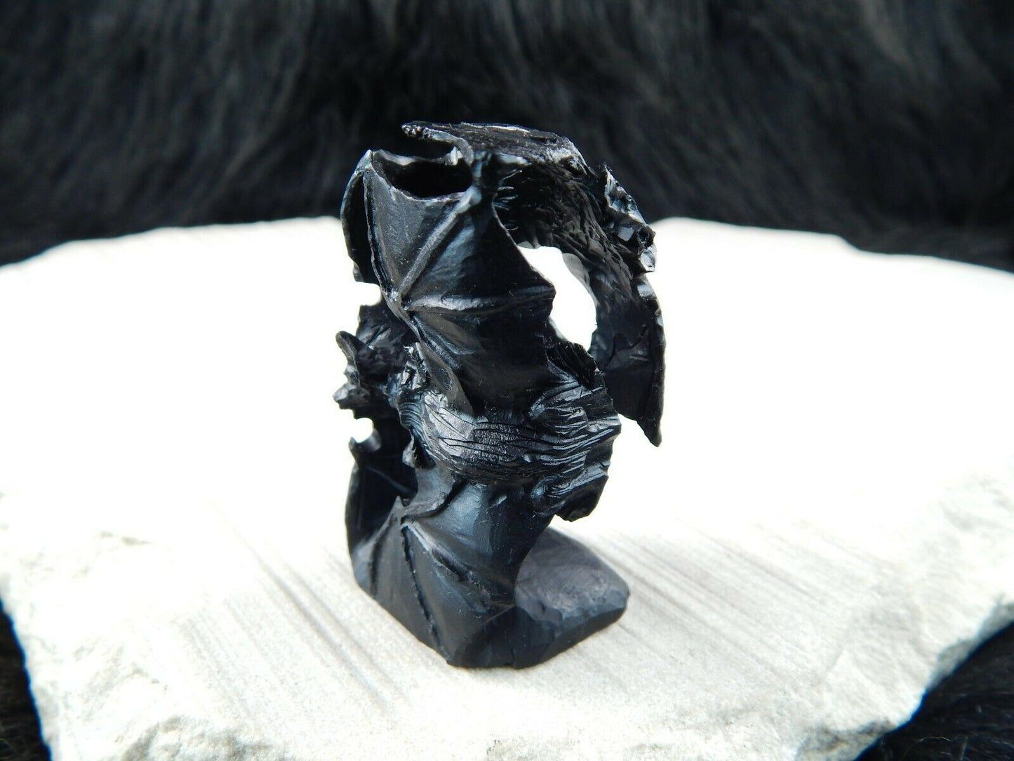 Bats Zuni Fetish Carving - Lewis Manning - High Lonesome Trading
