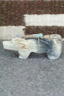 Bear Zuni Fetish Carving - Taylor Gia - High Lonesome Trading