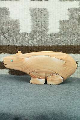 Bear Zuni Fetish Carving - Ronnie Lunasee