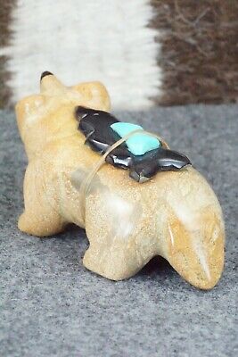 Badger Zuni Fetish Carving - Enrike Leekya