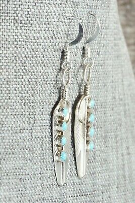 Turquoise & Sterling Silver Earrings - John James