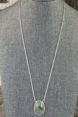Navajo Turquoise & Sterling Silver Necklace - Annie Spencer