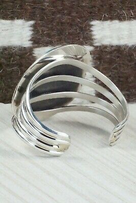 Turquoise & Sterling Silver Bracelet - Leslie Nez