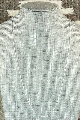 Sterling Silver Chain Necklace - Sterling Silver 20"