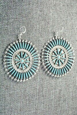 Turquoise & Sterling Silver Earrings - Iva Booqua