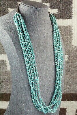 Turquoise & Sterling Silver Necklace - Rita Montoya