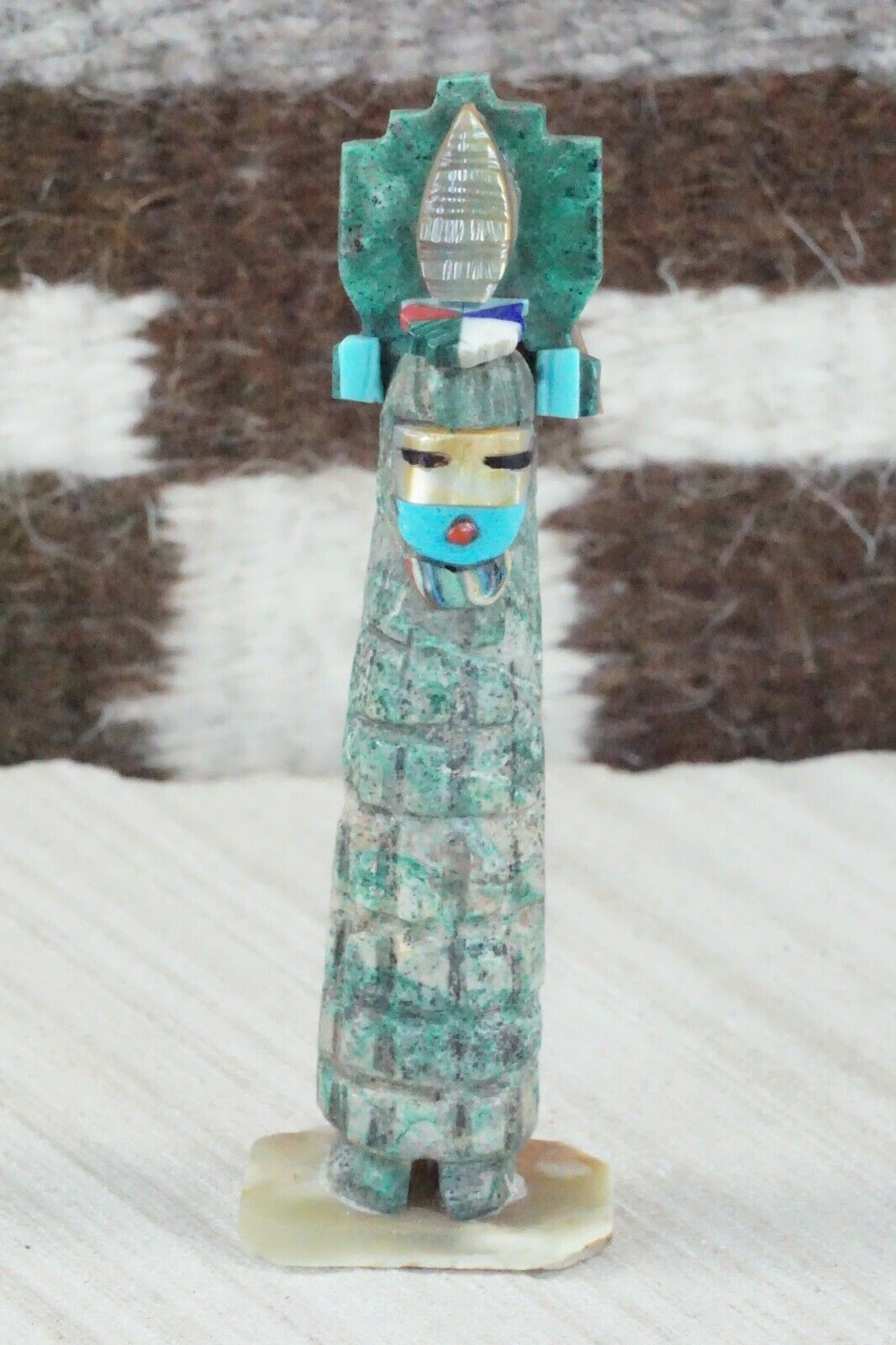 Corn Maiden Zuni Fetish Carving - Jon Quam