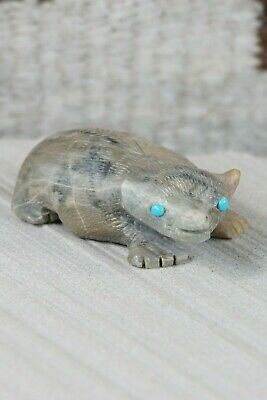 Badger Zuni Fetish Carving - Dane Malani - High Lonesome Trading