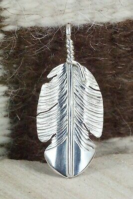 Sterling Silver Feather Pendant - Ben Begay