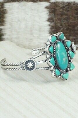 Turquoise & Sterling Silver Bracelet - Roberta Begay