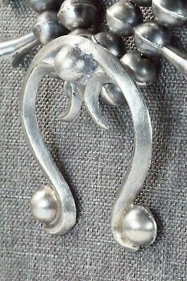 Sterling Silver Squash Blossom and Earrings - Gilbert Martin