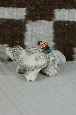 Badger Zuni Fetish Carving - Narren Bowannie - High Lonesome Trading