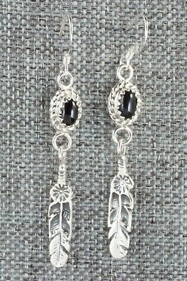 Onyx & Sterling Silver Earrings - Letricia Largo