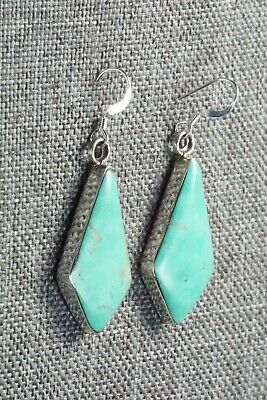 Turquoise & Sterling Silver Earrings - Irvin Tsosie