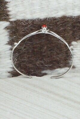 Coral and Sterling Silver Bracelet - Elton Cadman