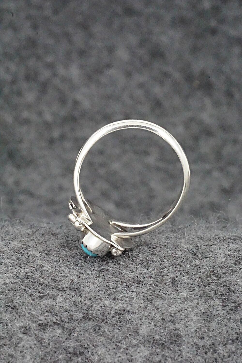 Turquoise & Sterling Silver Ring - William Begay - Size 5.75