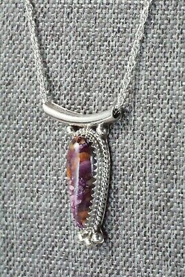 Spiny Oyster & Sterling Silver Necklace - Sharon McCarthy