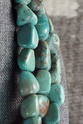 Turquoise & Sterling Silver Necklace - Navajo
