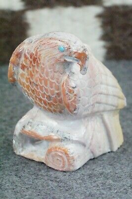 Eagle Zuni Fetish Carving - Derrick Kaamasee