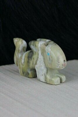 Rabbit Zuni Fetish Carving - Cameron Nastacio - High Lonesome Trading