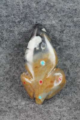 Frog Zuni Fetish Carving - Todd Lowsayatee