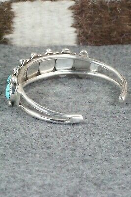 Turquoise and Sterling Silver Bracelet - Pricilla Reeder